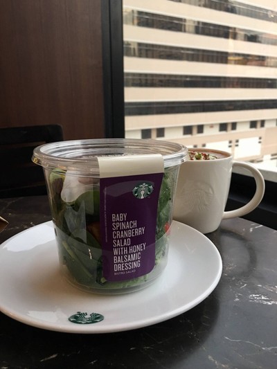 Baby Spinach Cranberry Salad