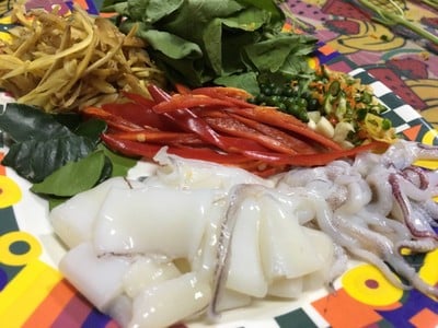 วิธีทำ ผัดฉ่าปลาหมึก