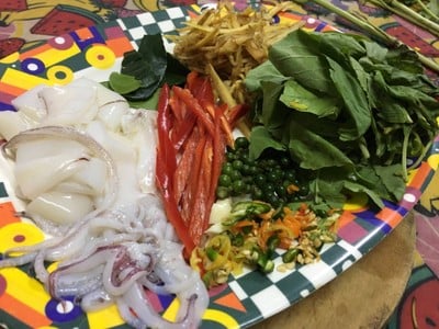 วิธีทำ ผัดฉ่าปลาหมึก