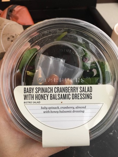 Baby Spinach Cranberry Salad