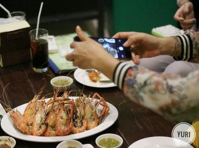 กุ้งใหญ่เผา