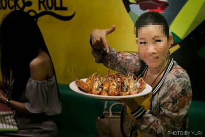 กุ้งใหญ่เผา