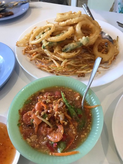 ส้มตำทอด