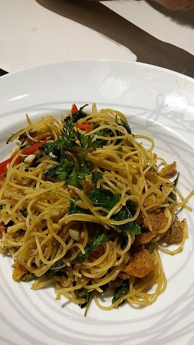 Spaghetti Salty Fish