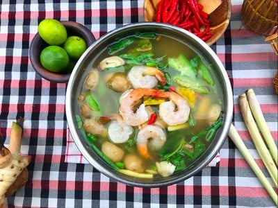 เมนูของร้าน หอมปลาเผา ซ.รัชดา18