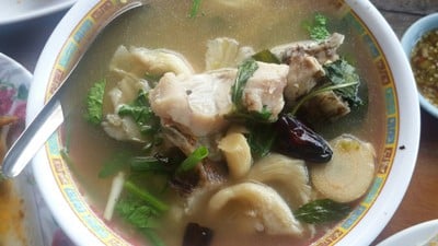 ต้มยำปลาช่อน