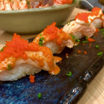 Salmon Aburi Saikyo Sushi