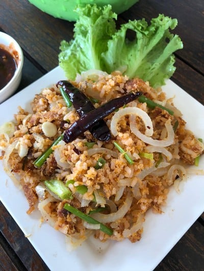 เมนูของร้าน แหนมเนืองนายช่าง