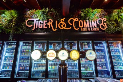 บรรยากาศ Tiger is Coming Beer & Eatery