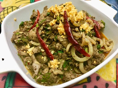 ลาบคั่วเมืองเหนือ ทำง่ายอร่อยด้วย