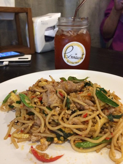 สปาเกตตี้ขี้เมาหมู