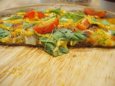 Cheddar Burger Pizza
