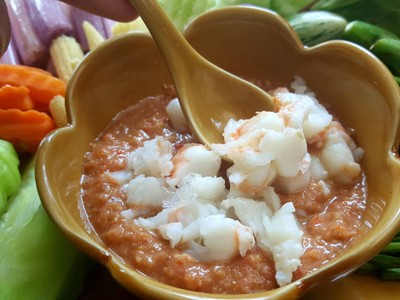 น้ำพริกกุ้งสด