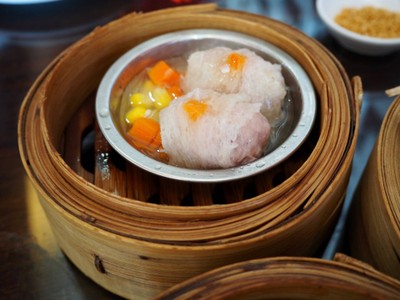 เยื่อไผ่ซอสมันปู