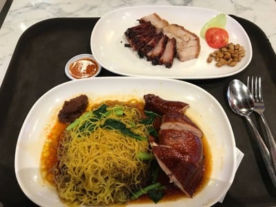 เมนูของร้าน Hawker Chan เทอร์มินัล 21 อโศก