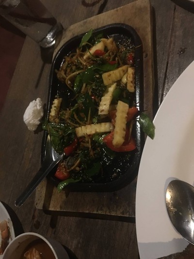 ปลากะพงผัดฉ่า