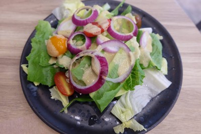 Green Salad with Lemon Fennel Dressing