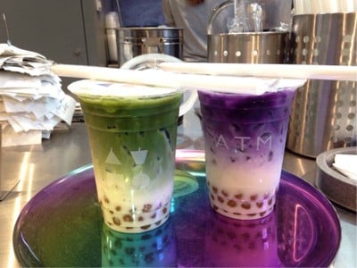 เมนูของร้าน ATM Tea Bar (เอทีเอ็มทีบาร์) สยามสแควร์