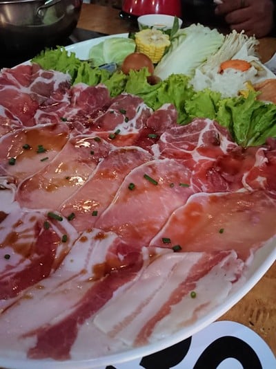 เมนูของร้าน Shabu Indy พัฒนานิคม ลพบุรี