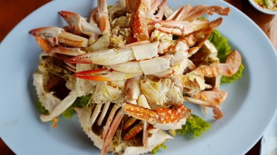 ปูม้านึ่ง 4ตัว/กก