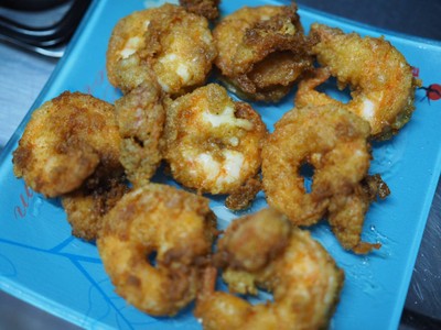 วิธีทำ สลัดกุ้งทอด ซอสมายองเนสพริกสด