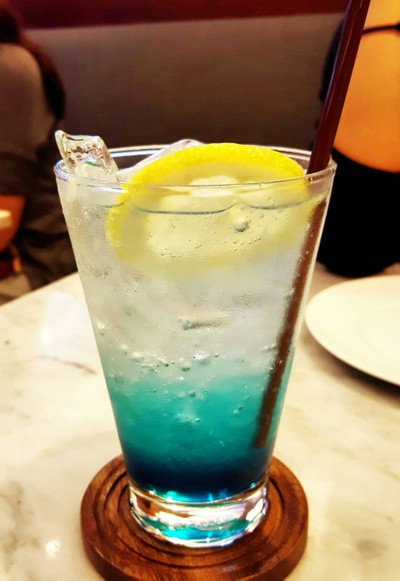 Blue Hana Lime Soda