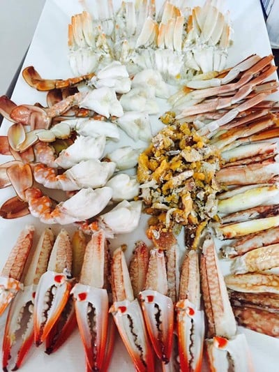 เมนูของร้าน ม้าน้ำซีฟู้ด รามอินทรา