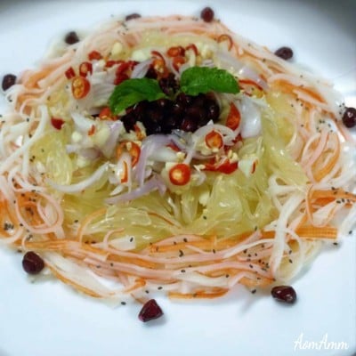 ยำส้มโอแบบง่ายๆ