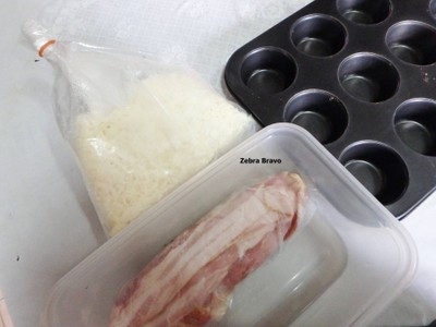 วิธีทำ เบคอนไข่อบชีส