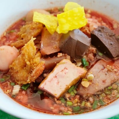 บะหมี่เย็นตาโฟต้มยำ 40 บาท