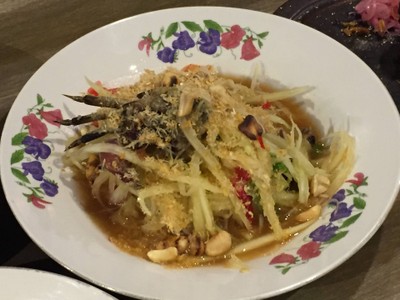 ตำไทยใส่ปู