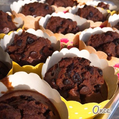 วิธีทำ Double Chocolate Muffin