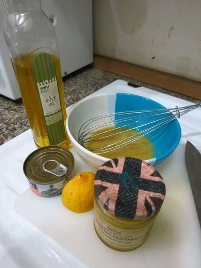 วิธีทำ สลัดทูน่าแบบปันปัน