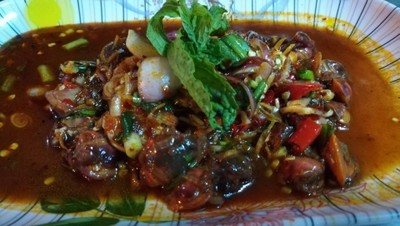 ยำหอยแครง