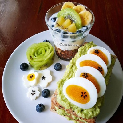 วิธีทำ Avocado Toast & Parfait วิธีทำ Avocado Toast & Parfait