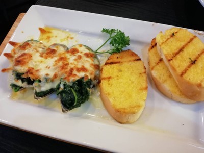 หอยแมลงภู่นิวซีแลนด์อบชีส