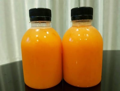 วิธีทำ น้ำผักผลไม้สีส้มมม วิธีทำ น้ำผักผลไม้สีส้มมม