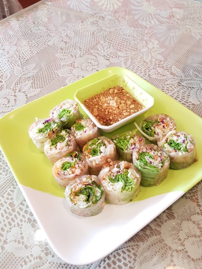 เมนูของร้าน เลอ ดานัง แหนมเนือง