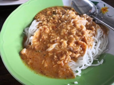 เมนูของร้าน ขนมจีนป้าชื่น สาขา 2