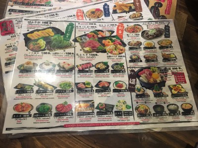 ป้ายราคาหรือสมุดเมนู