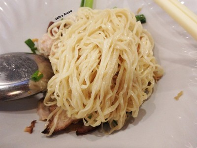 บะหมี่เกี๊ยวแห้งหมูแดง