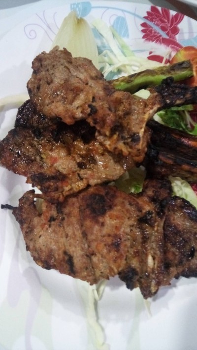 ซี่โครงแกะย่าง