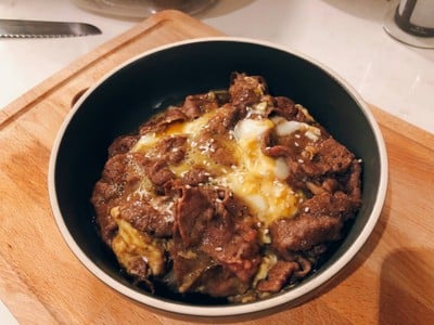 วิธีทำ ข้าวหน้าเนื้อใส่ไข่