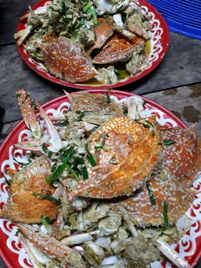 วิธีทำ ปูม้าผัดผงกะหรี่