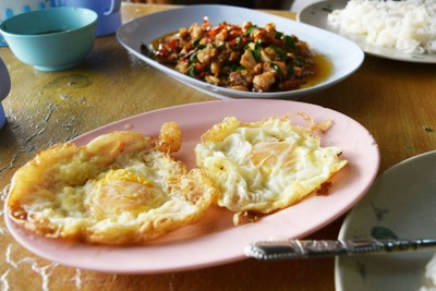 เมนูของร้าน ป้าอ้วนอาหารตามสั่ง