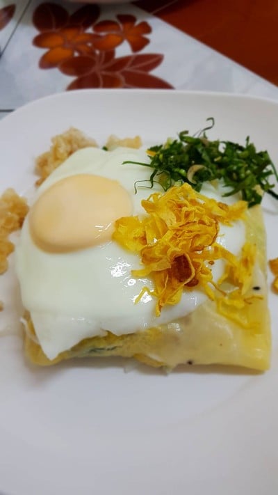 เมนูของร้าน ป้อม ข้าวพันผัก