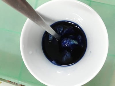 วิธีทำ ขนมชั้น (อัญชัน)