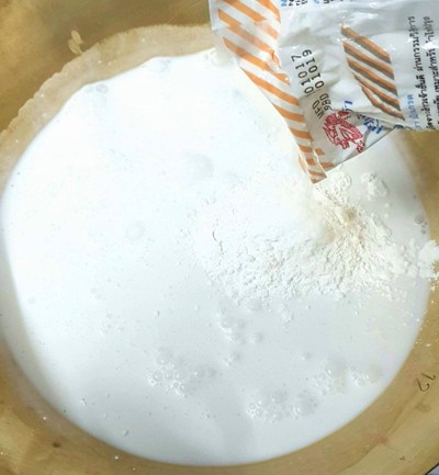 วิธีทำ ตะโก้ฟักทอง