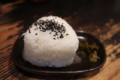 ข้าวญี่ปุ่นและผักดอง