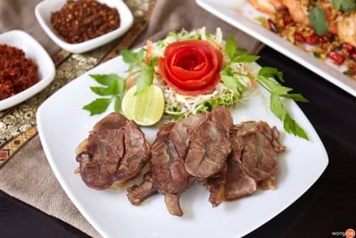 เมนูของร้าน บ้านอิ่มสบาย อาหารเหนือ